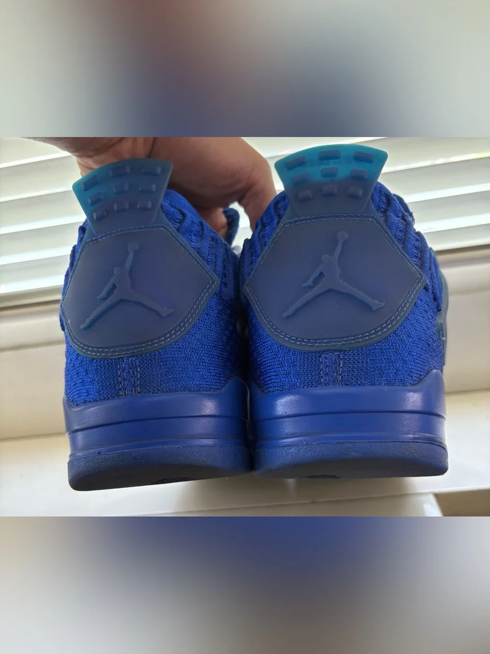 Nike 2019 Limited Air Jordan 4 Retro Flyknit Hyper Royal Men’s Size 10 Like New